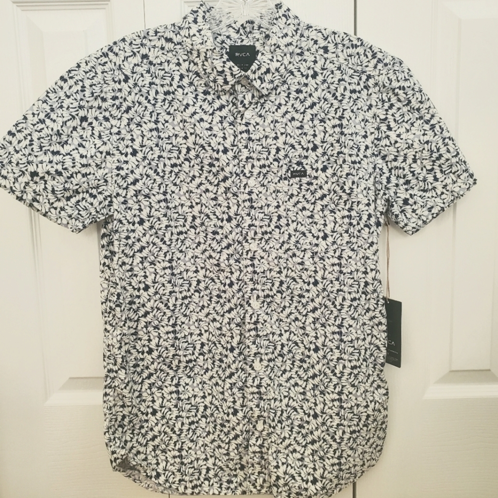NWT RVCA button down shirt